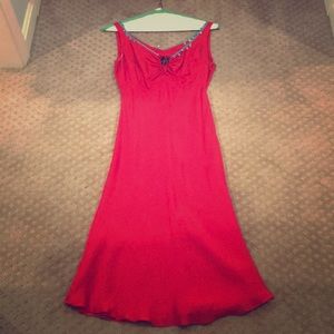 Fun silk slip dress